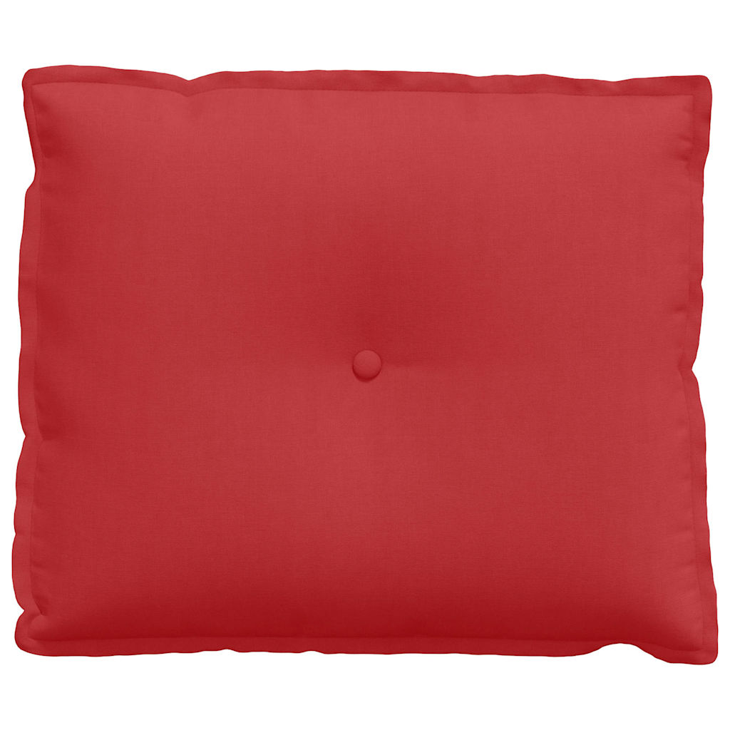 Rückenkissen Hellgrau 50 x 19 x 45 cm Stoff
