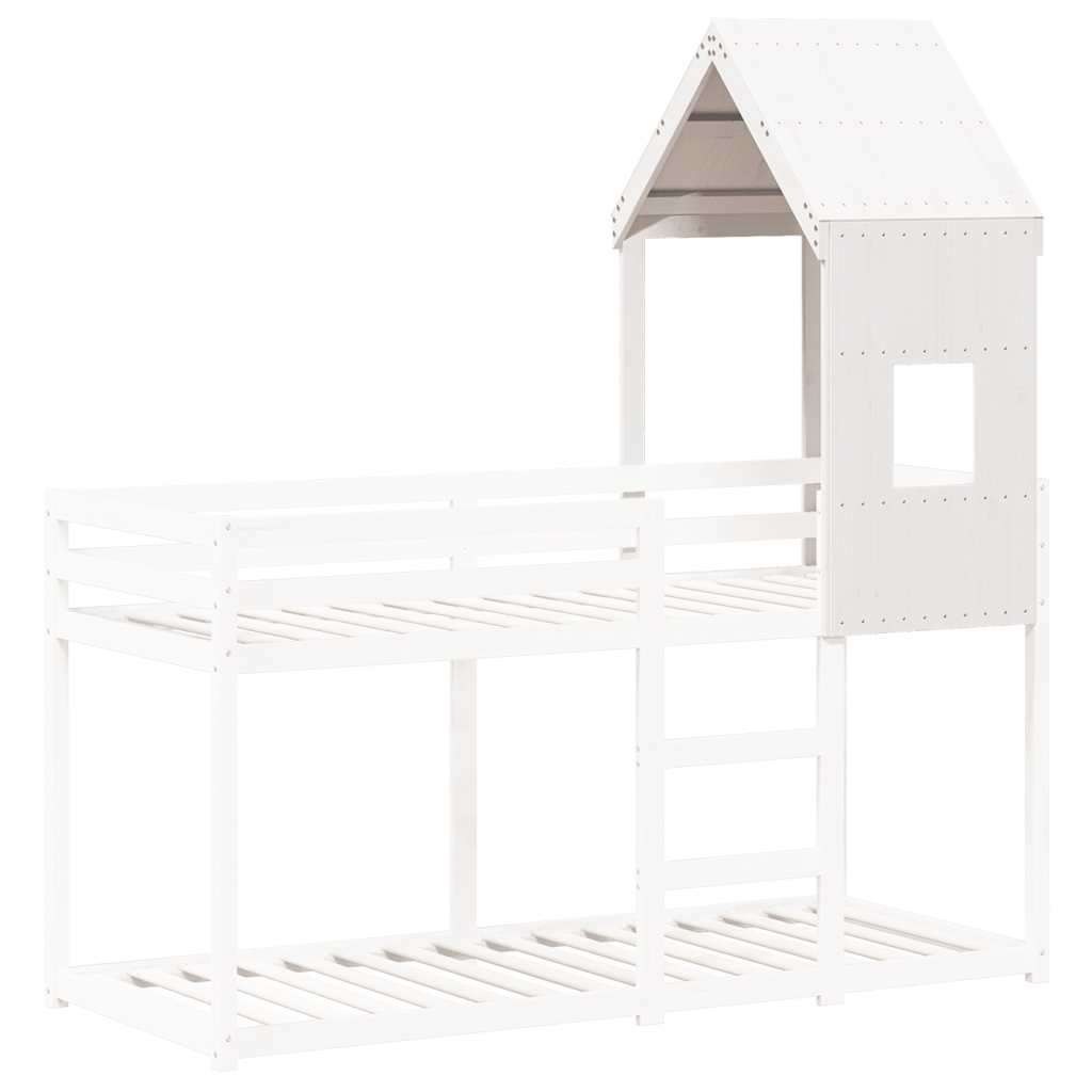 Dach für Kinderbett 60x89x134,5 cm Massivholz Kiefer