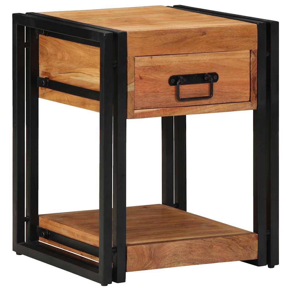 Nachttisch 40 x 35 x 50 cm Massives upgecyceltes Holz