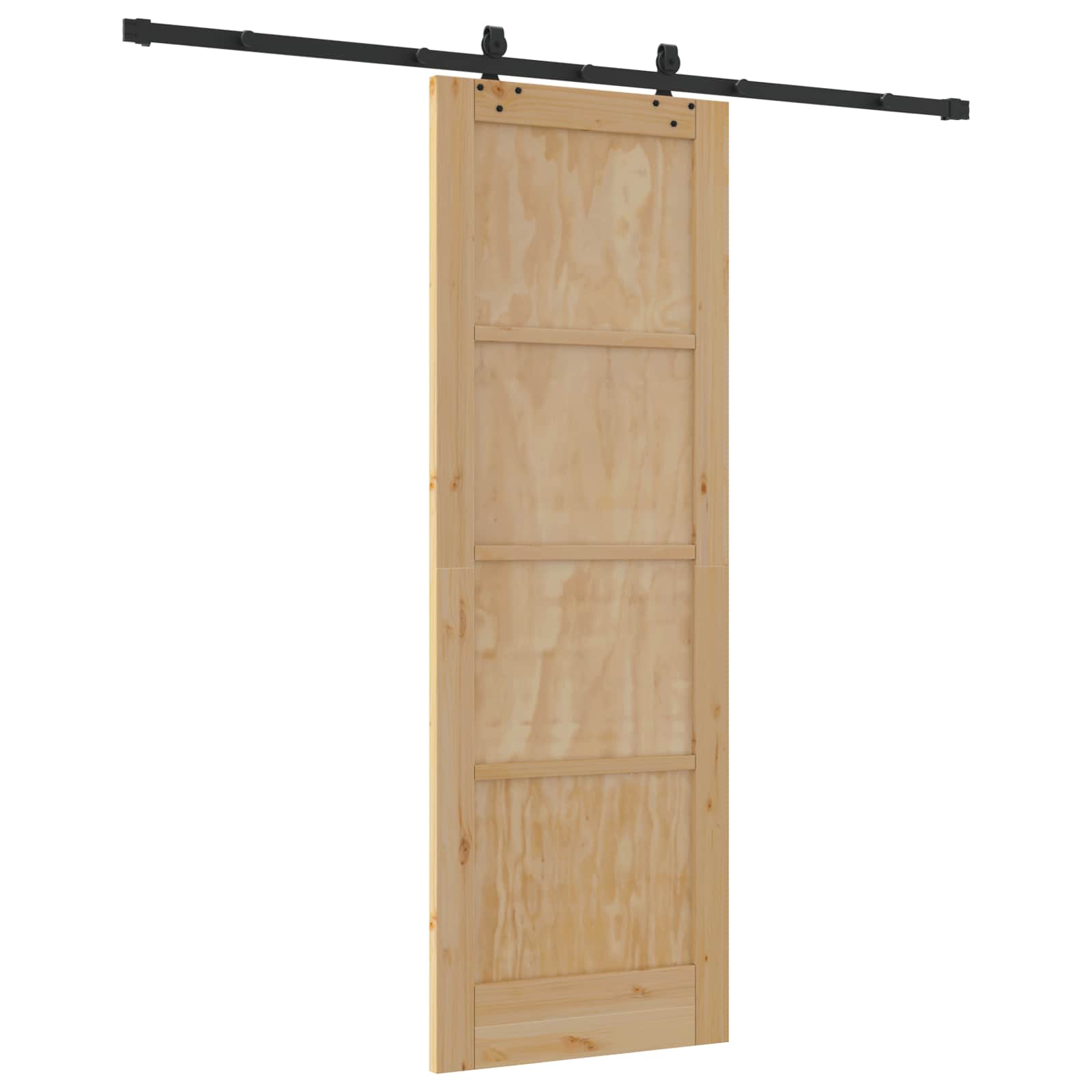 Schiebetür ORKDAL Natur 61 x 198,5 cm Massives Kiefernholz