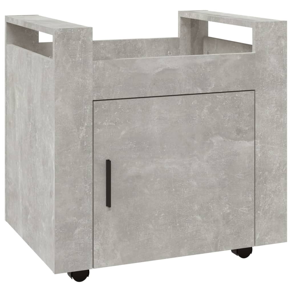 Bürowagen Weiß 60x45x60 cm Holzwerkstoff