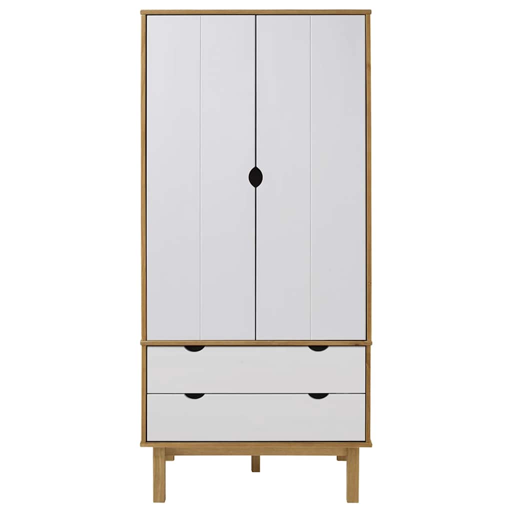 Kleiderschrank OTTA 76,5x53x172 cm Massivholz Kiefer