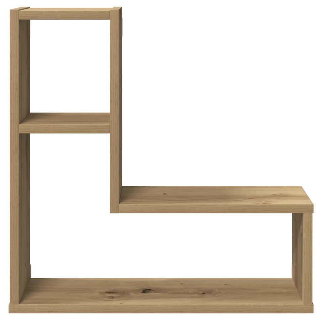 Wandregale 2 Stk. Weiß 50x15x50 cm Holzwerkstoff