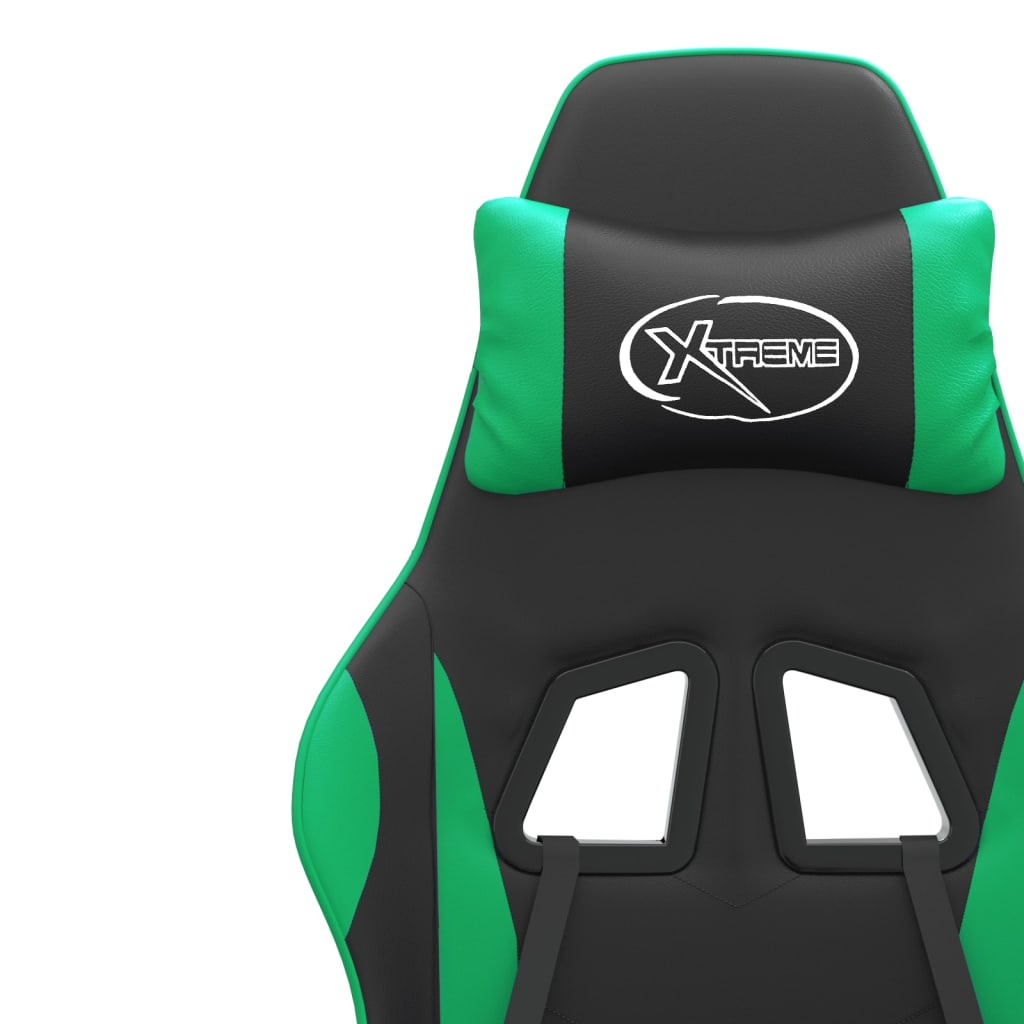 Gaming-Stuhl Schwarz und Golden Kunstleder