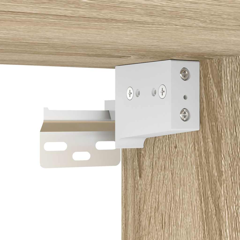 Garagenschränke 2 Stk. Schwarz Holzwerkstoff