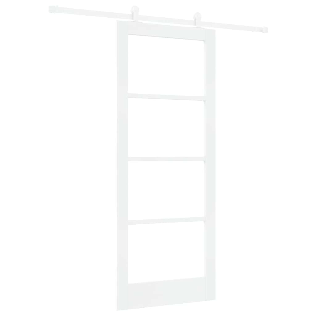 Schiebetür ORKDAL Natürlich und Schwarz 61 x 198,5 cm