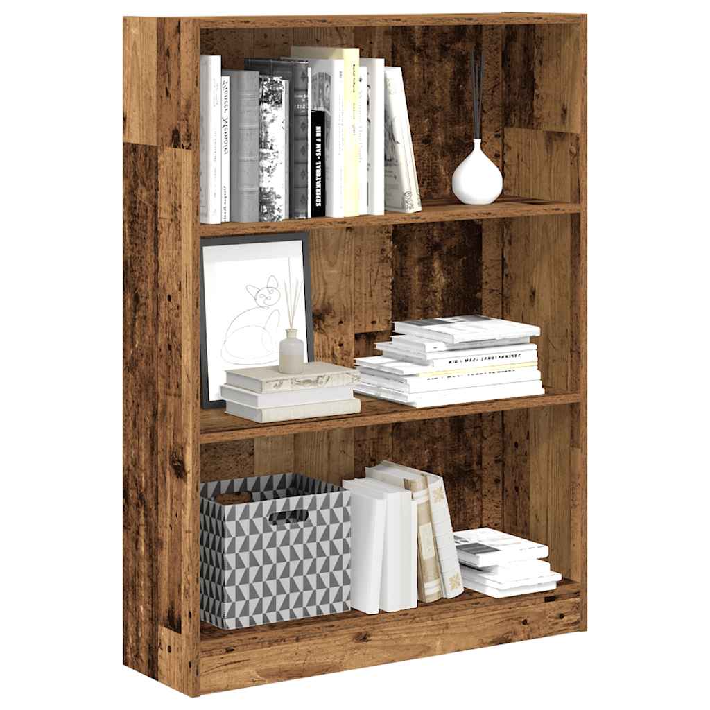 Bücherregal Weiß 40x24x75 cm Holzwerkstoff