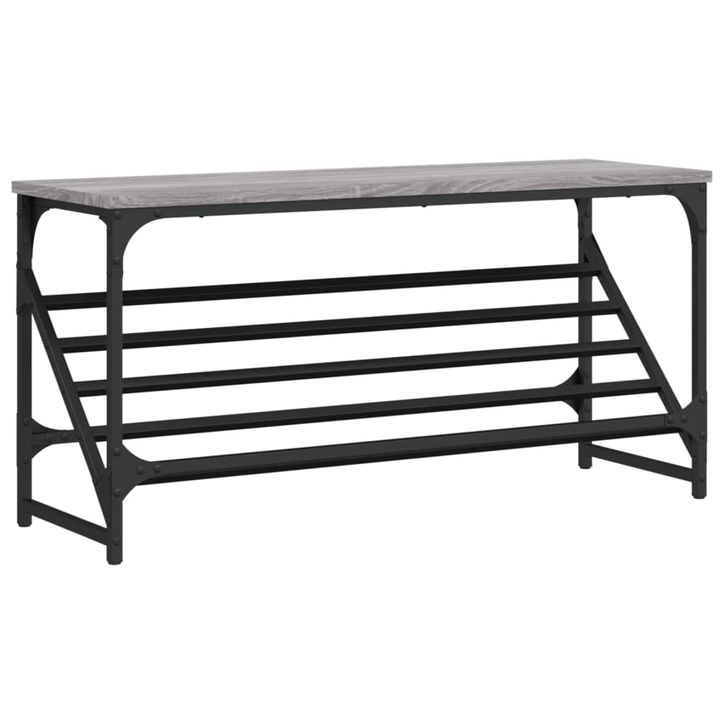 Schuhregal Schwarz 60x30x45 cm Holzwerkstoff