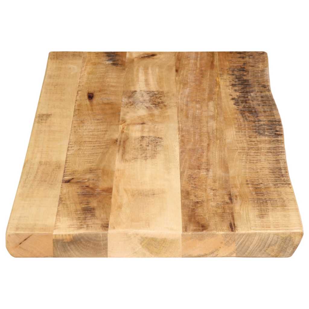 Tischplatte 40x40x2,5 cm Rechteckig Massivholz Akazie Baumkante