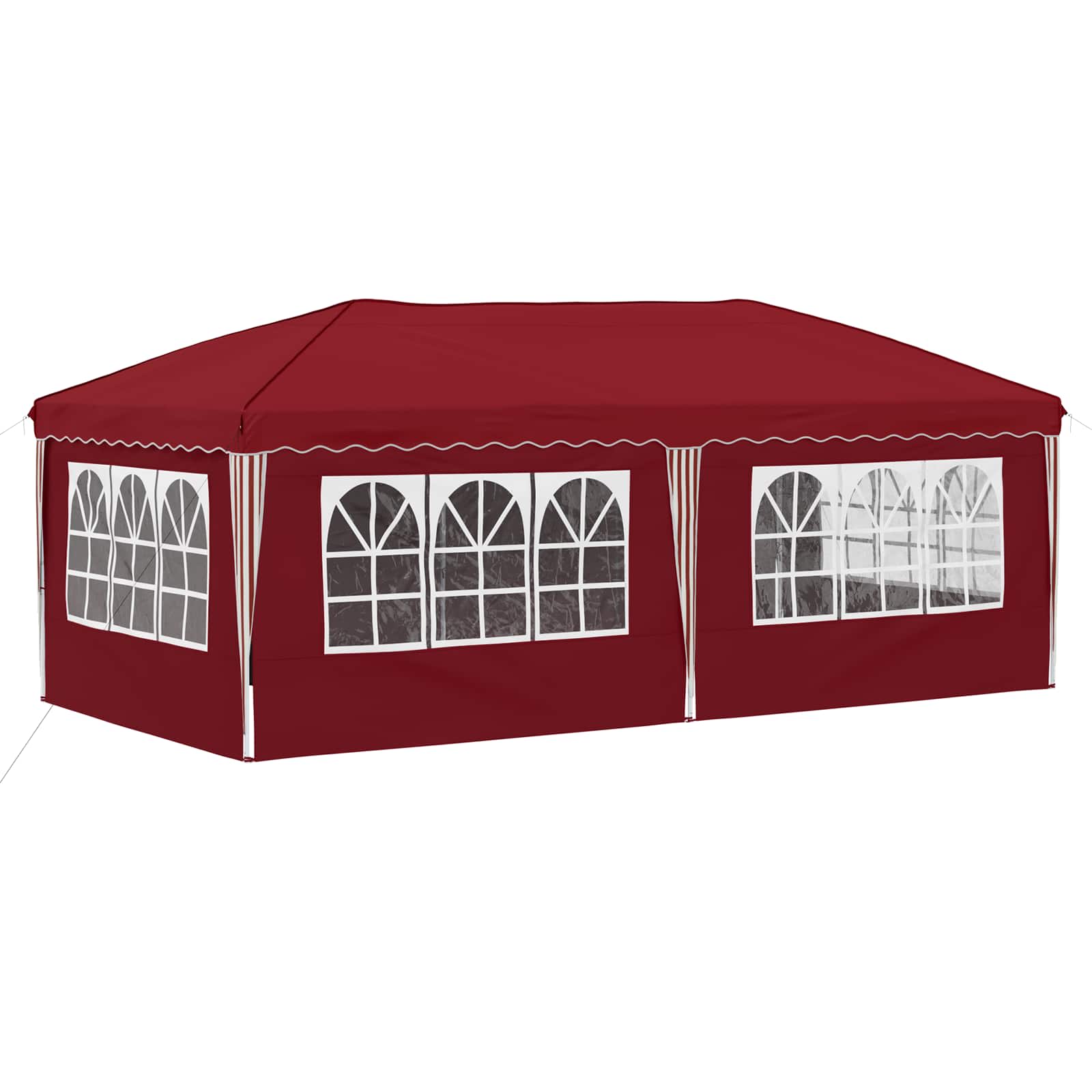 Pop-up Partyzelt 575 x 290 x 245 cm Creme