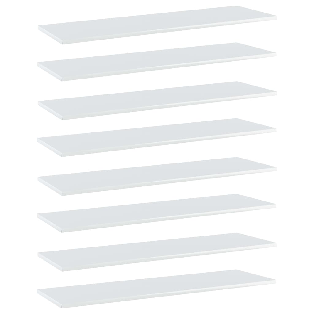 Bücherregal-Bretter 4 Stk. Weiß 40x10x1,5 cm Holzwerkstoff