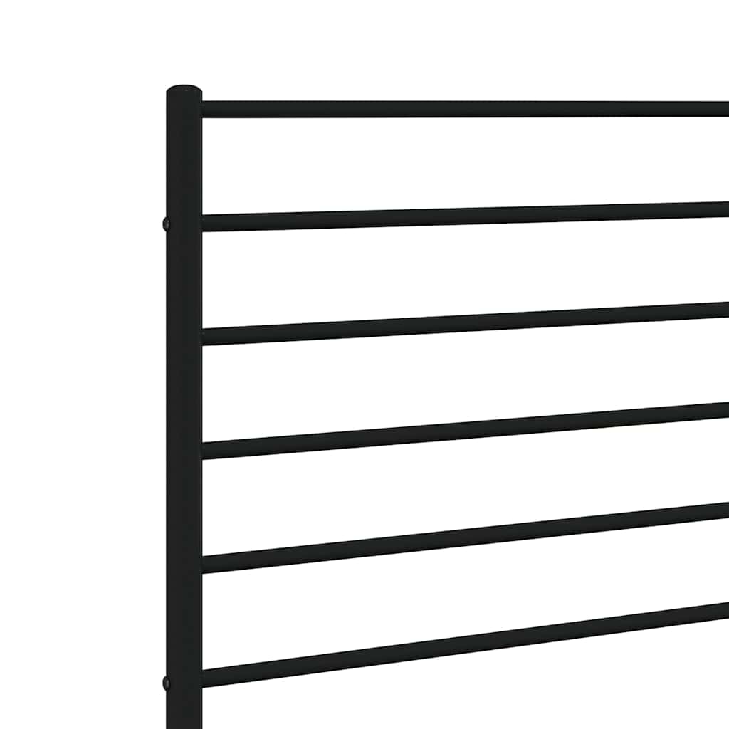 Ersatz-Kopfteil Metall Schwarz 80 cm