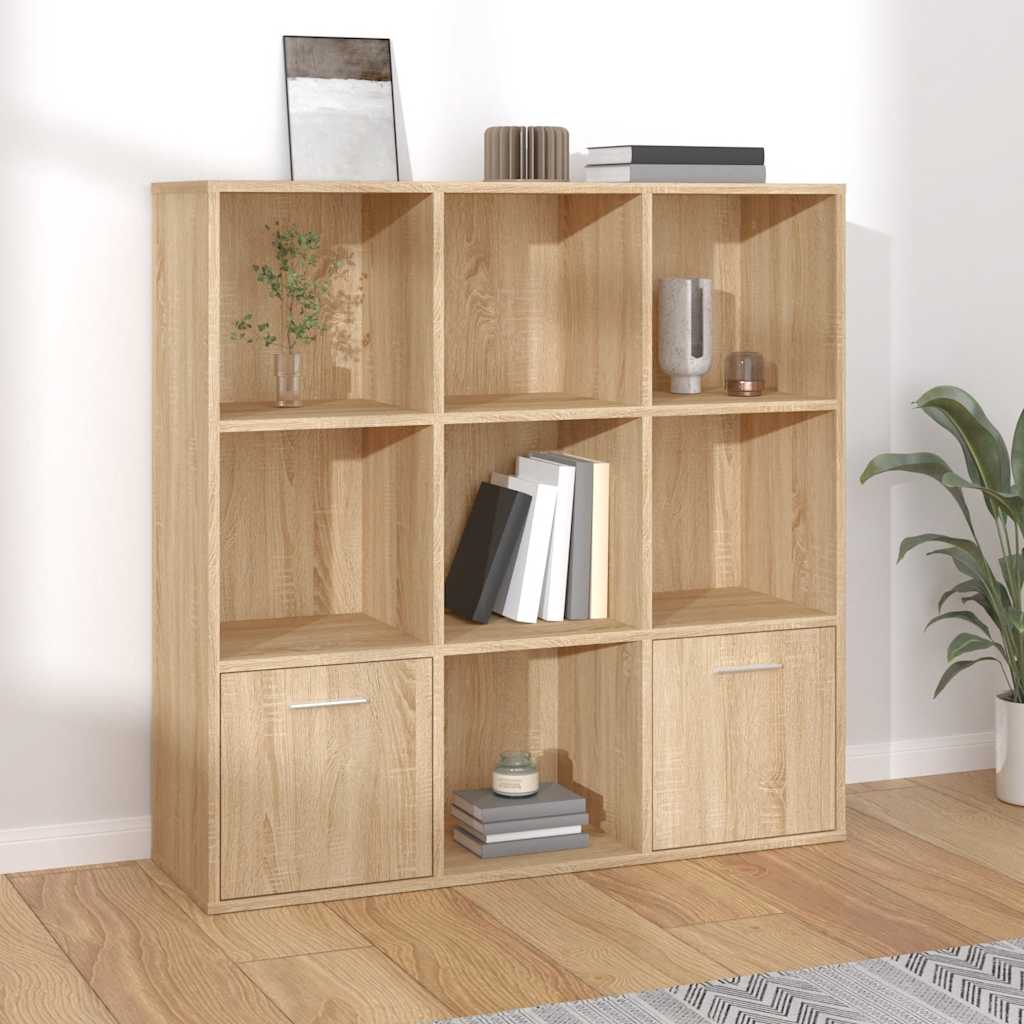 Bücherregal Weiß 98x30x98 cm Holzwerkstoff