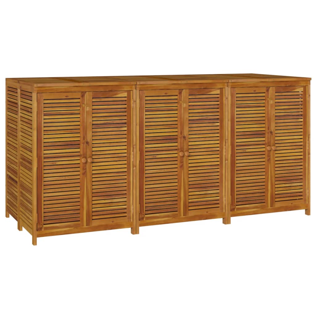 Gartenbox 140x87x104 cm Massivholz Akazie