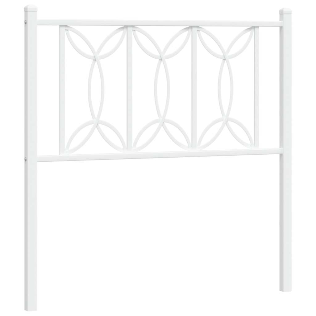 Ersatz-Kopfteil Metall Schwarz 100 cm