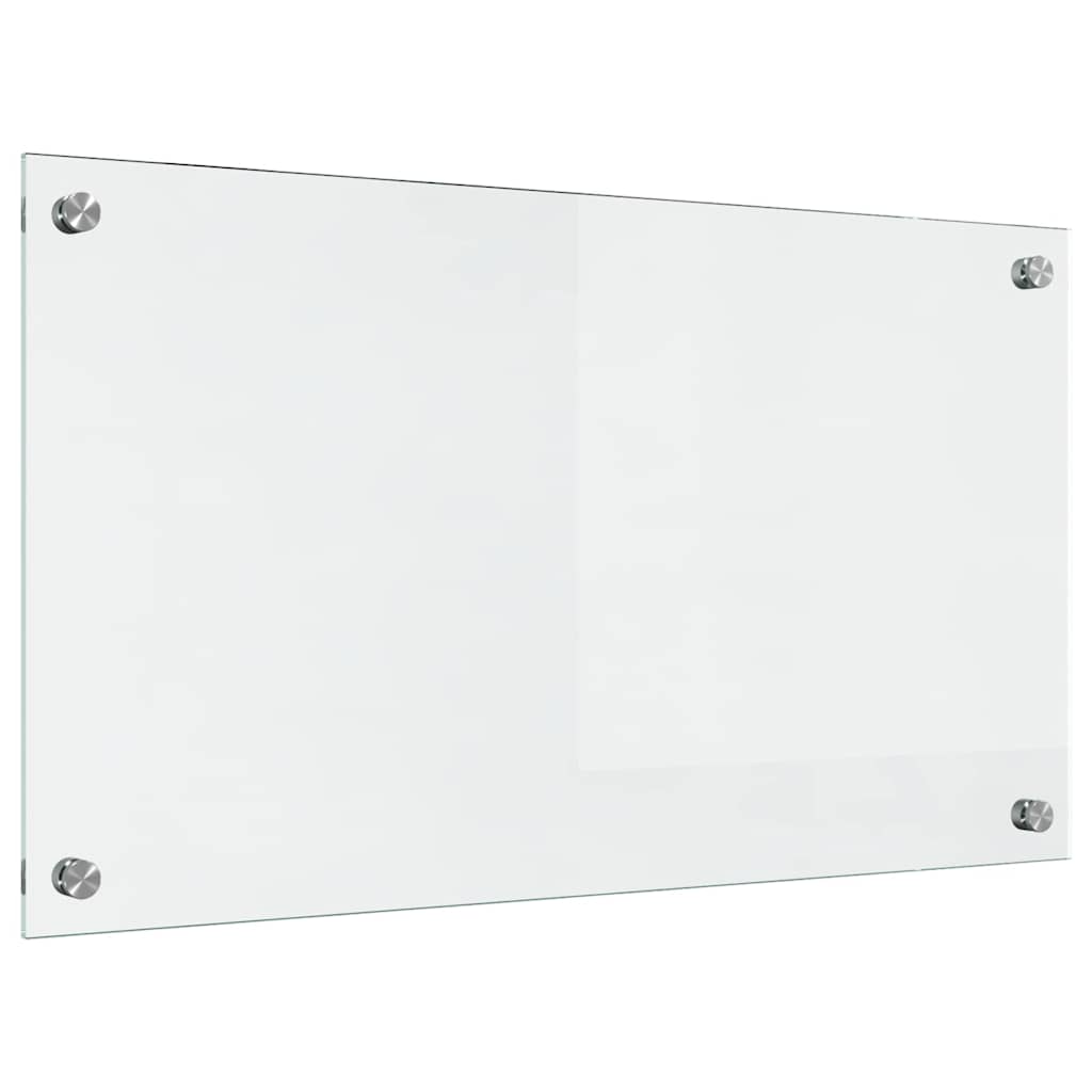 Küchenrückwand 2 pcs Weiß 70 x 40 cm Gehärtetes Glas