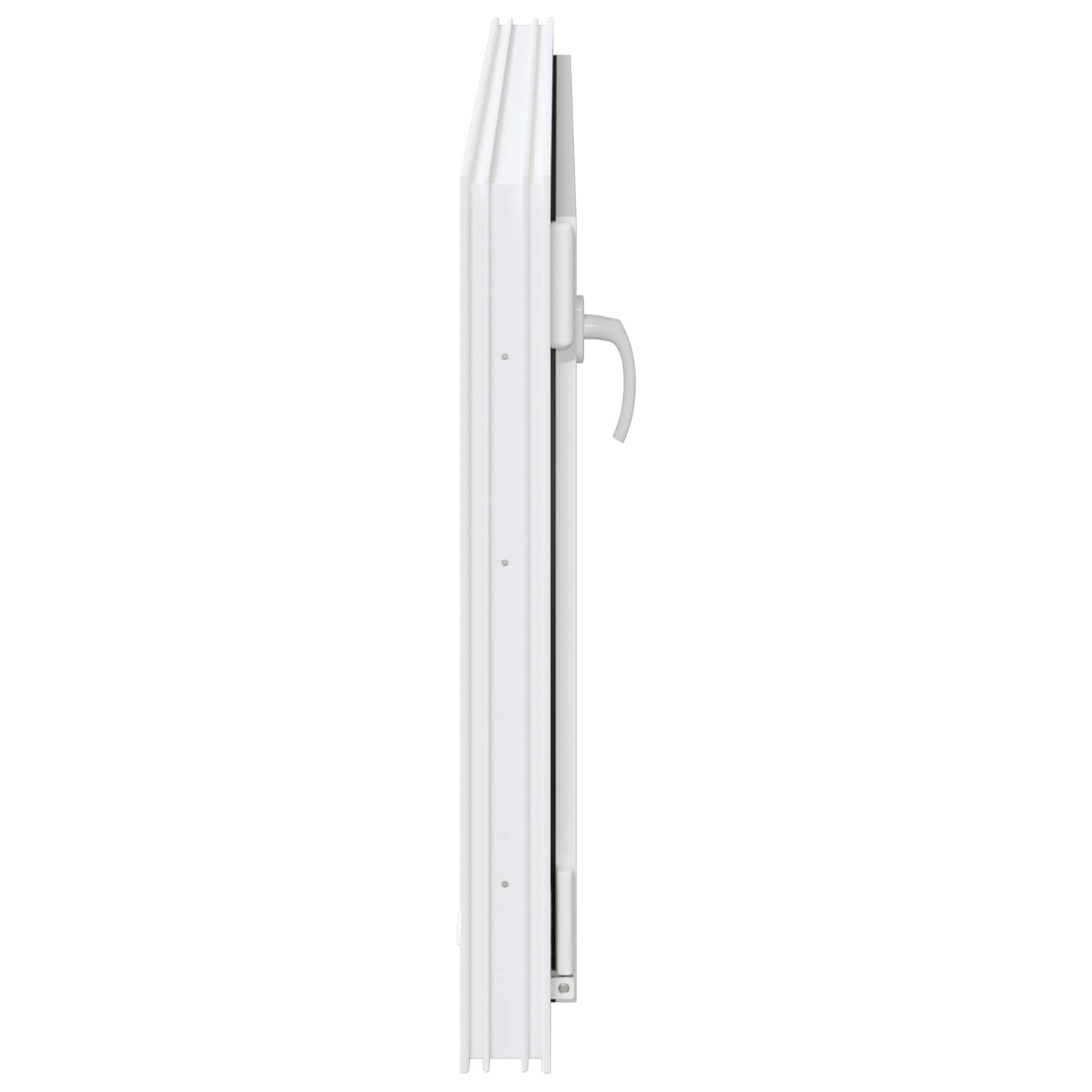 Kellerfenster RISOR 50 x 50 cm PVC und Glas Weiß