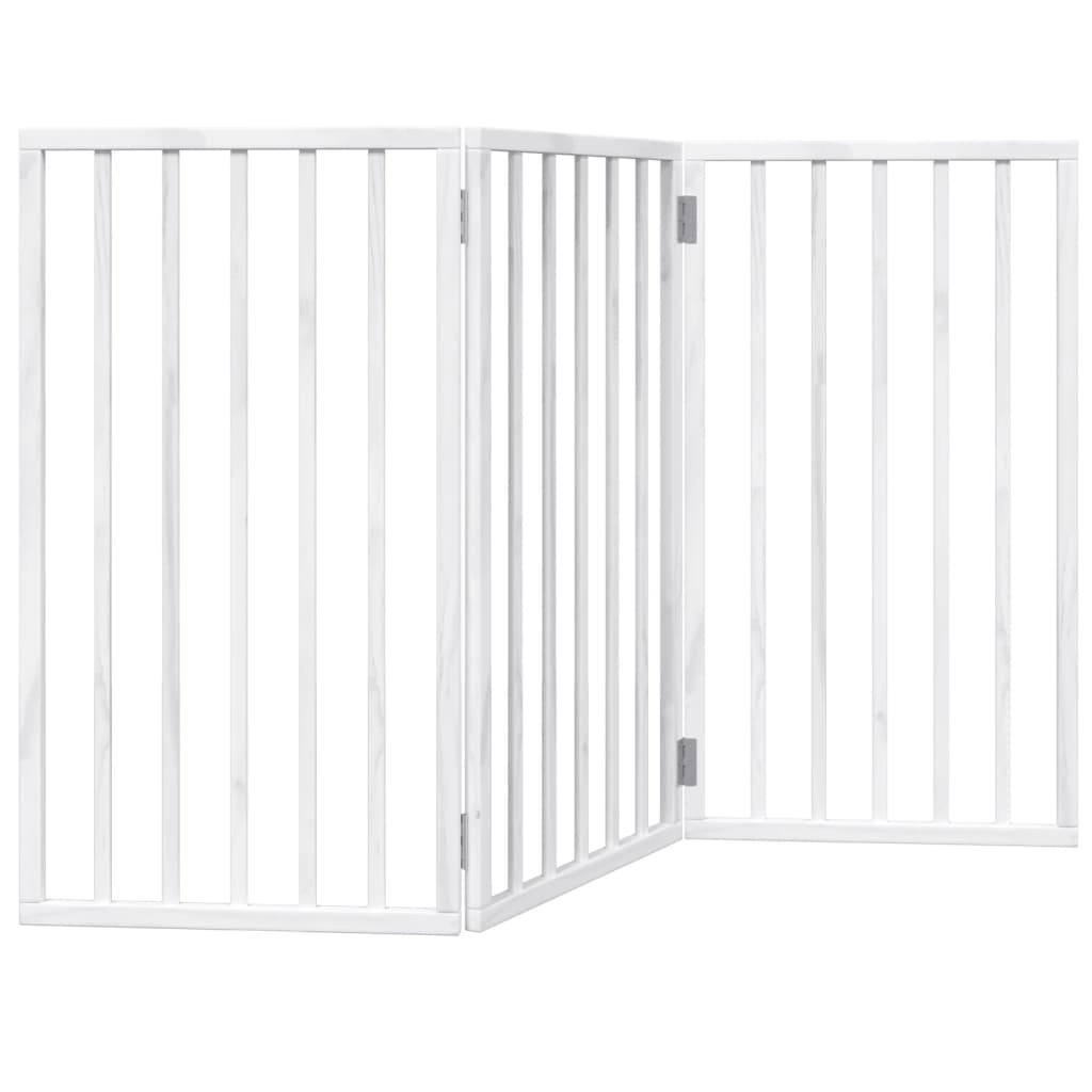 Hundegitter Faltbar 3 Paneele 150 cm Pappelholz