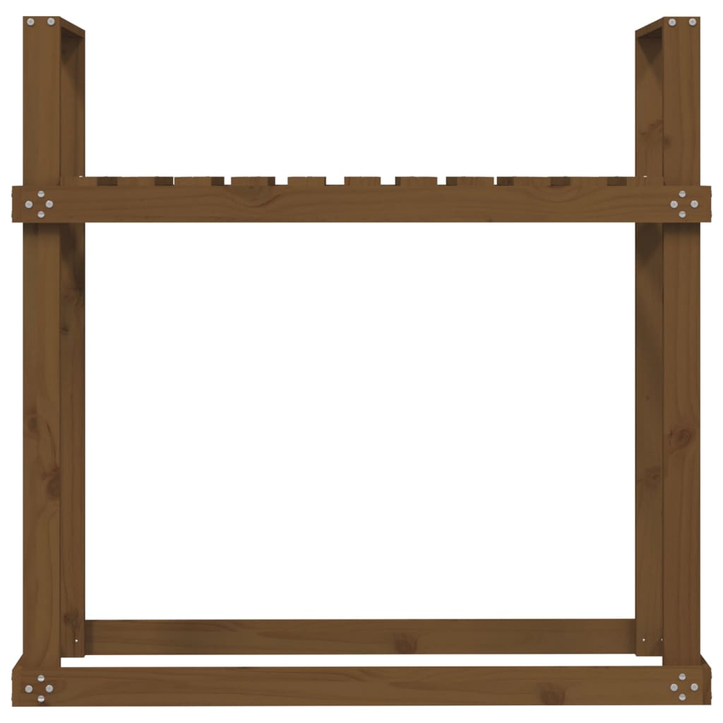 Kaminholzregal 110x35x108,5 cm Massivholz Kiefer