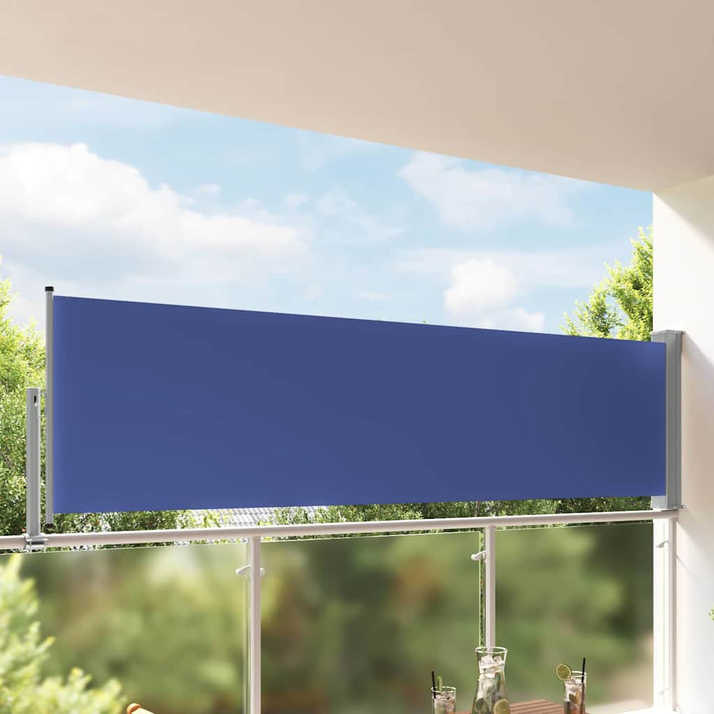 Seitenmarkise 60 x 300 cm 100% Polyester Eisen Stahl