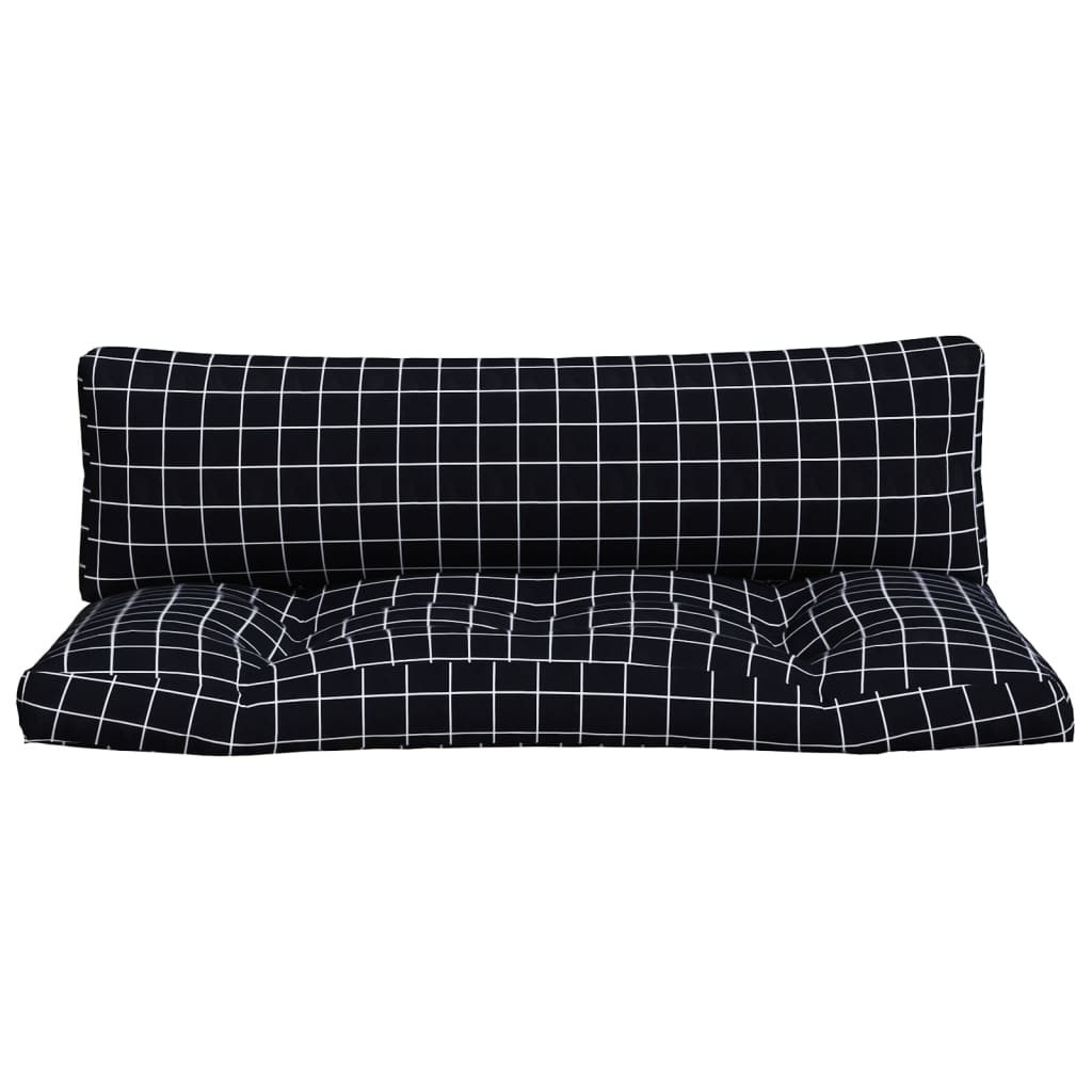 Palettenkissen Blau Weiß Gestreift 58x58x10 cm Oxford-Gewebe