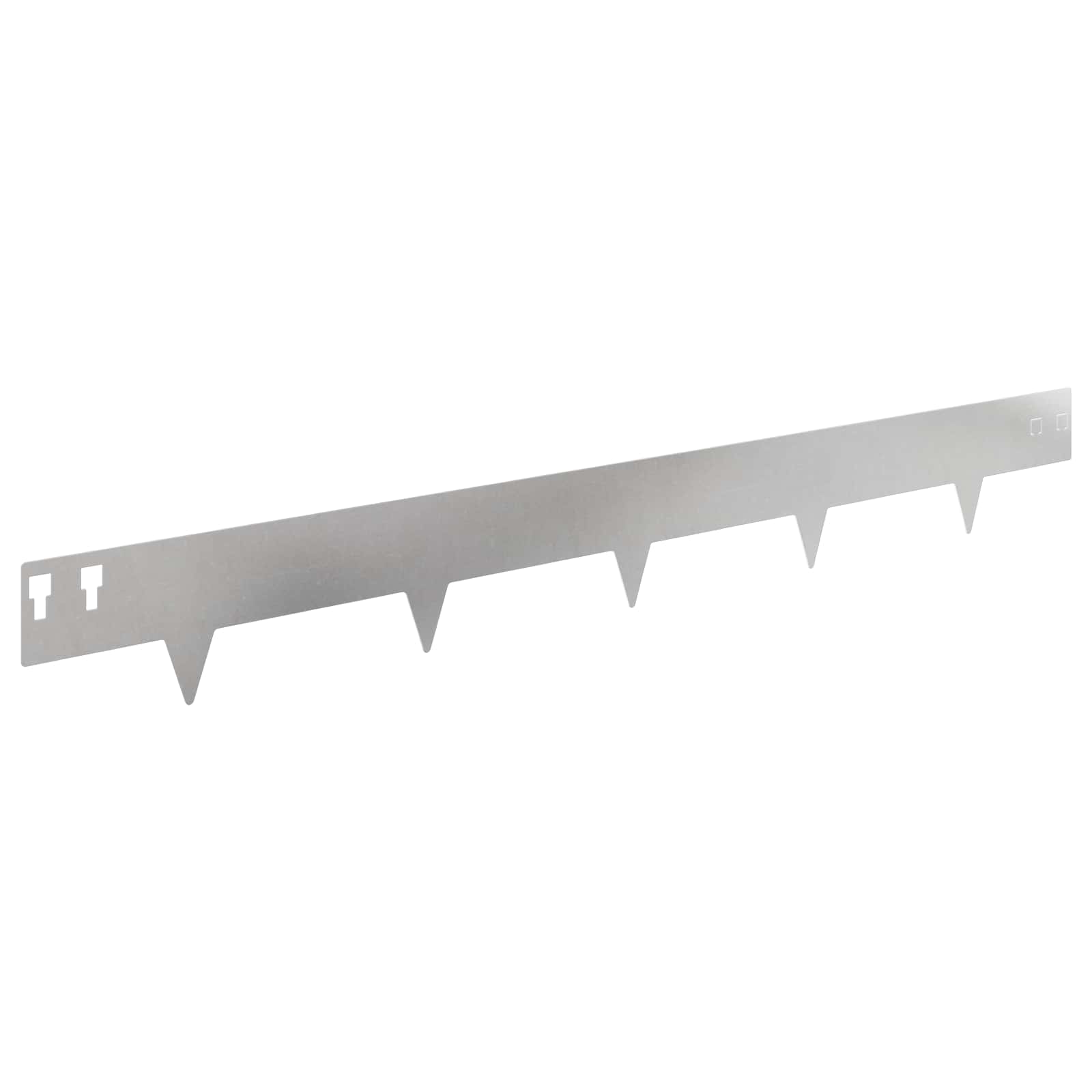 Raseneinfassung 10 pcs 100 x 12 cm Stahl Schwarz
