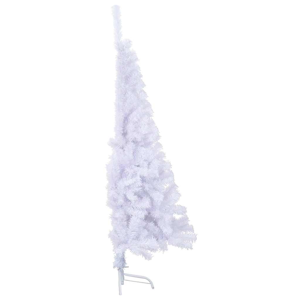Künstlicher Halb-Weihnachtsbaum mit Ständer Grün 150 cm PVC