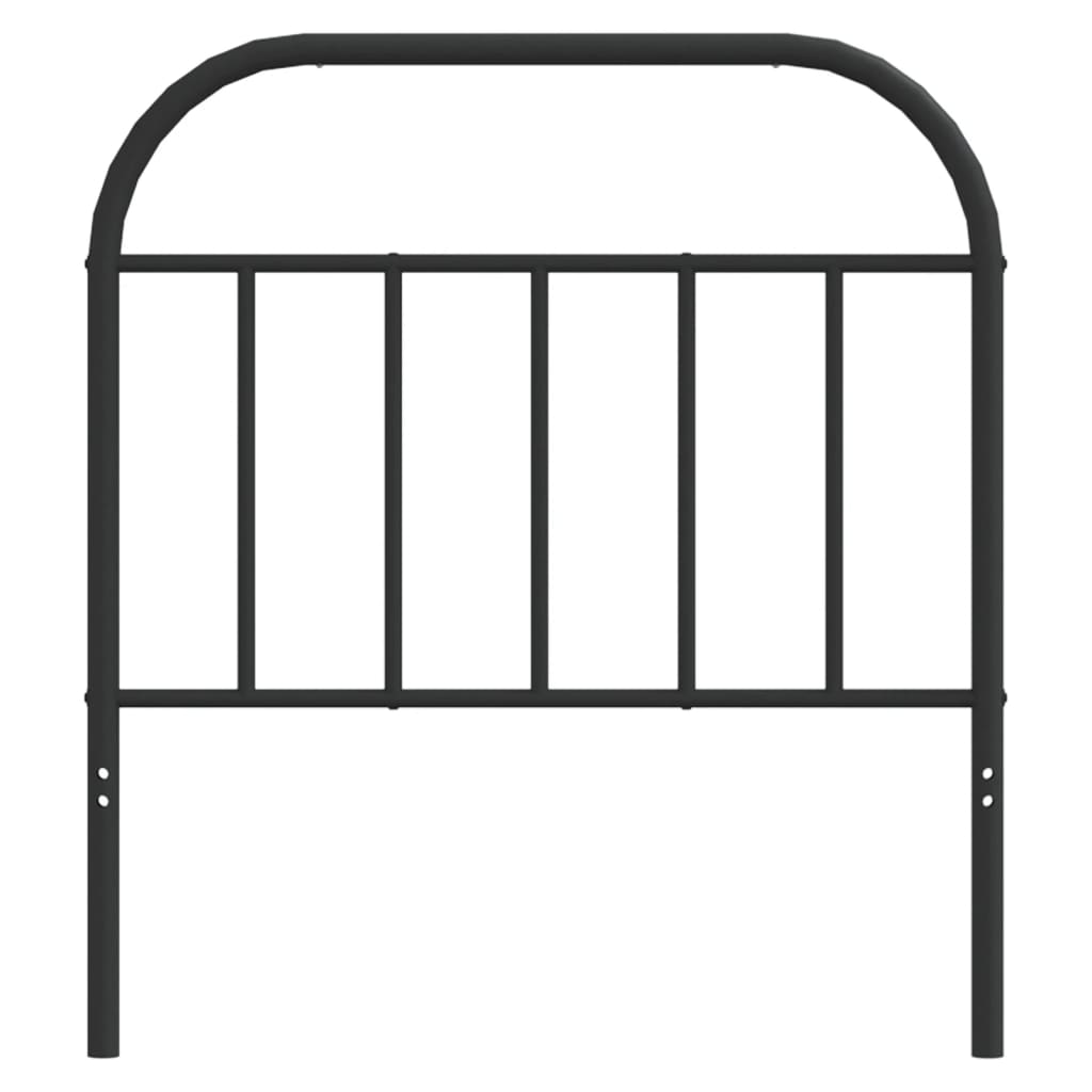 Ersatz-Kopfteil Metall Schwarz 75 cm