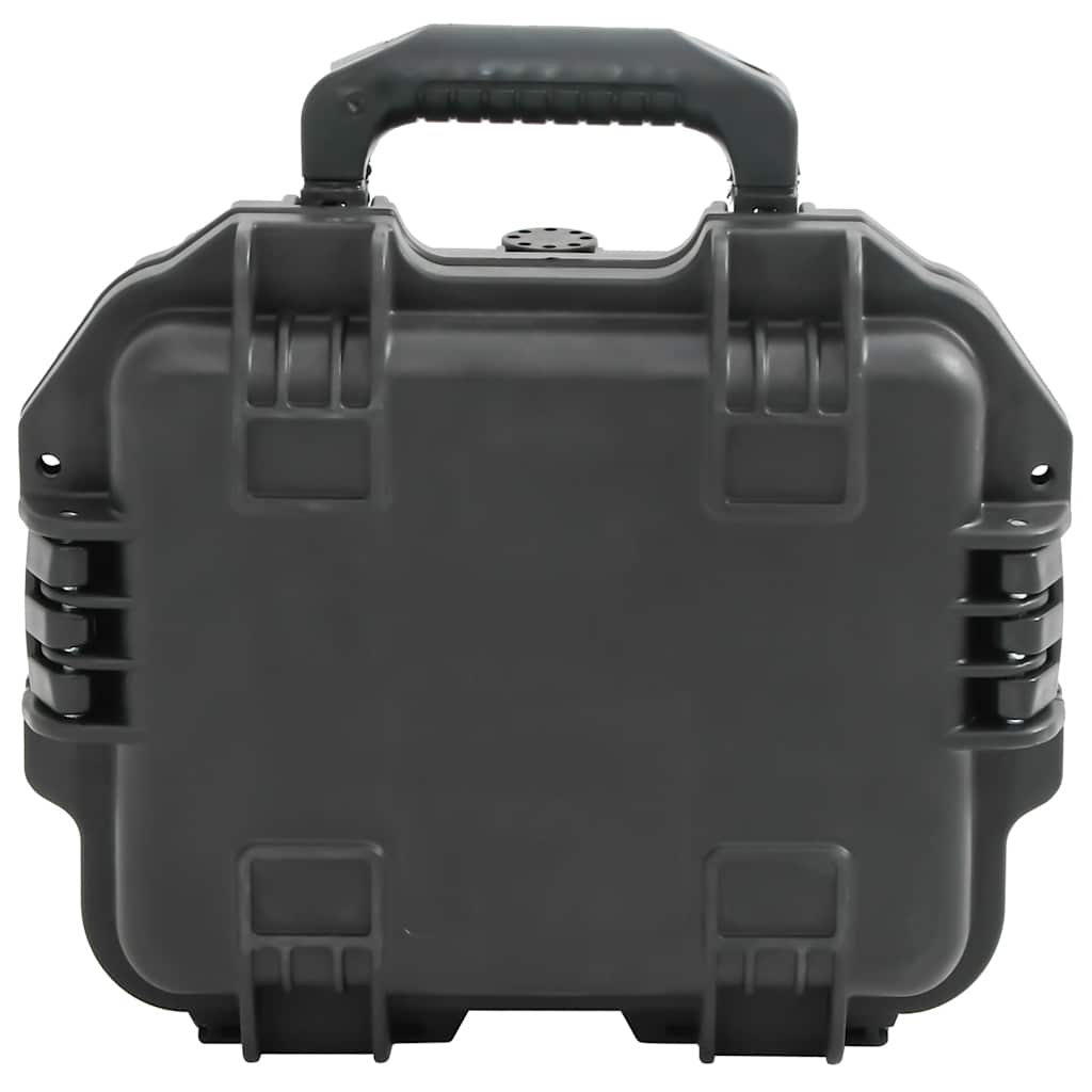 Koffer für Flugreise Tragbar Schwarz 46,5x21,5x17,5 cm PP