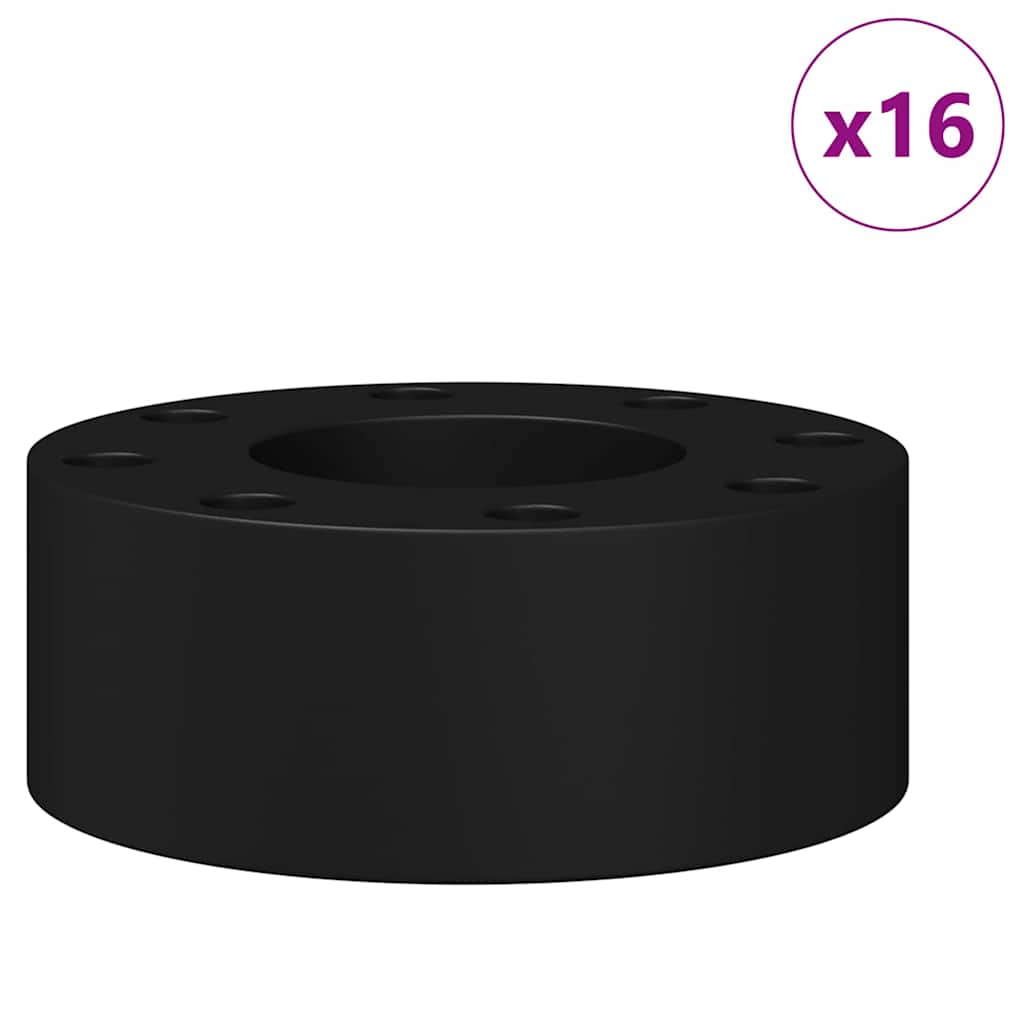 Fußballtisch-Bumper 16 pcs Schwarz 3 x 3 x 2 cm TPE