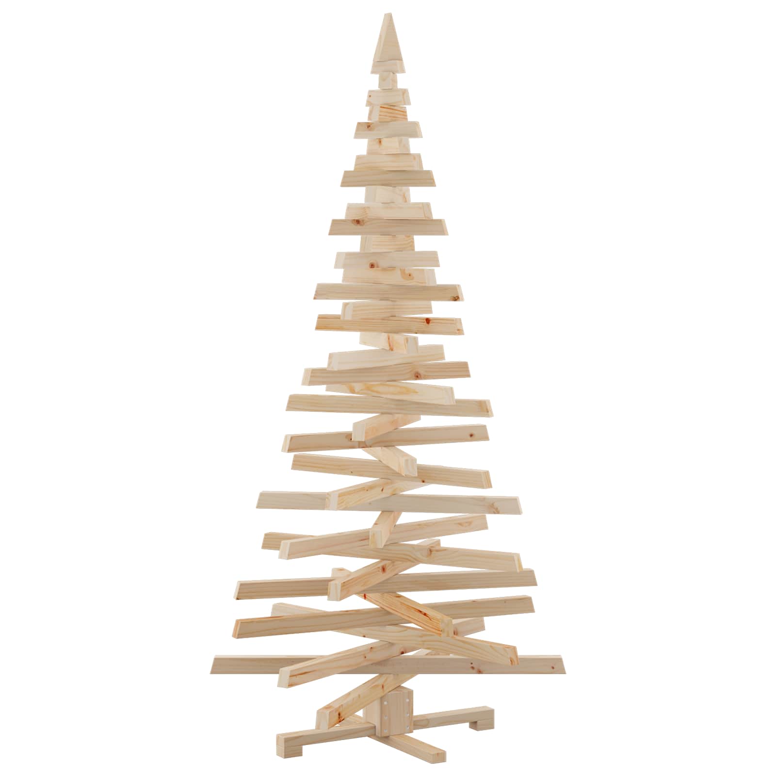 Weihnachtsbäume mit Ständer Natur 60 cm Massivholz Kiefer