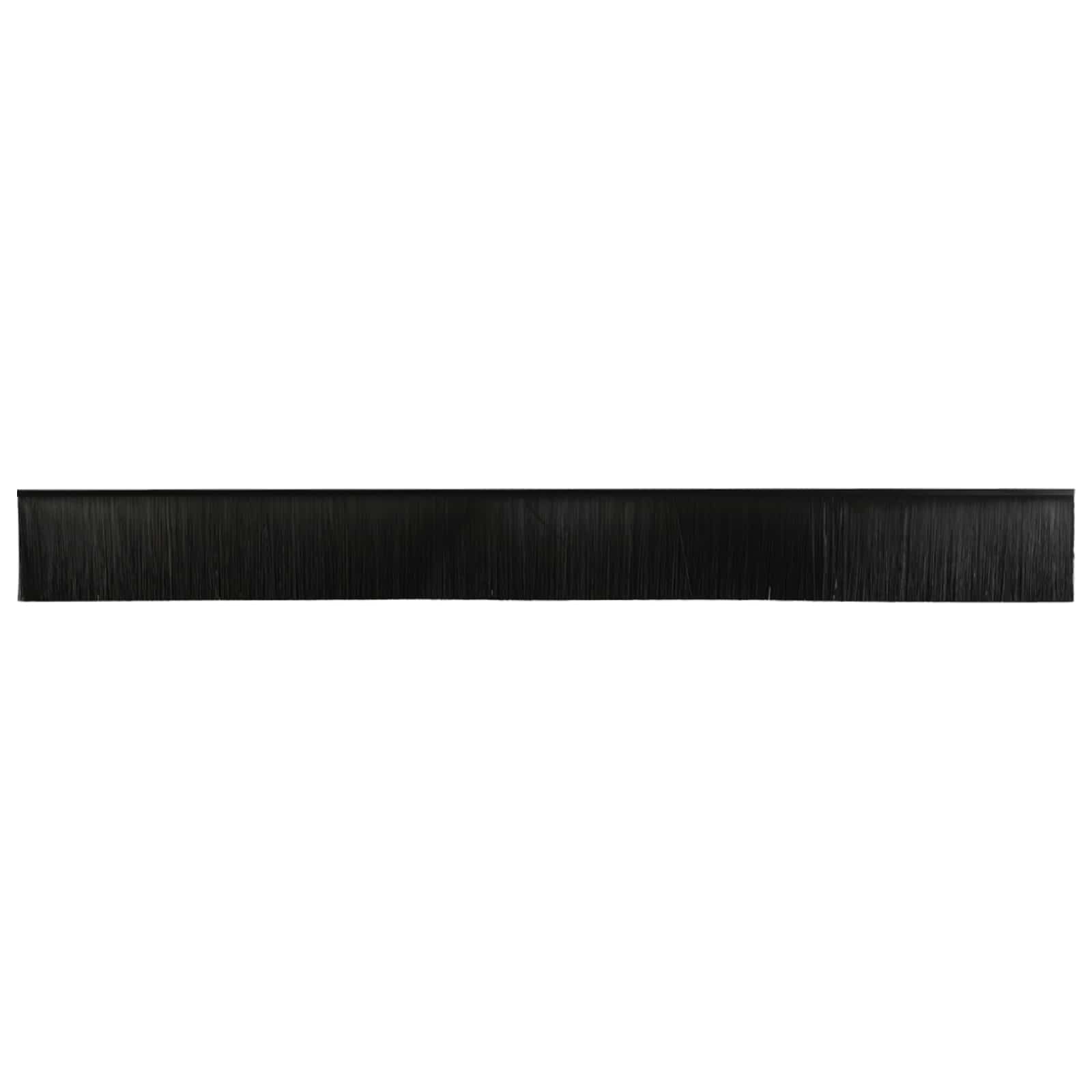 Selbstklebende Türbürstendichtungen 2 pcs Braun 100 cm