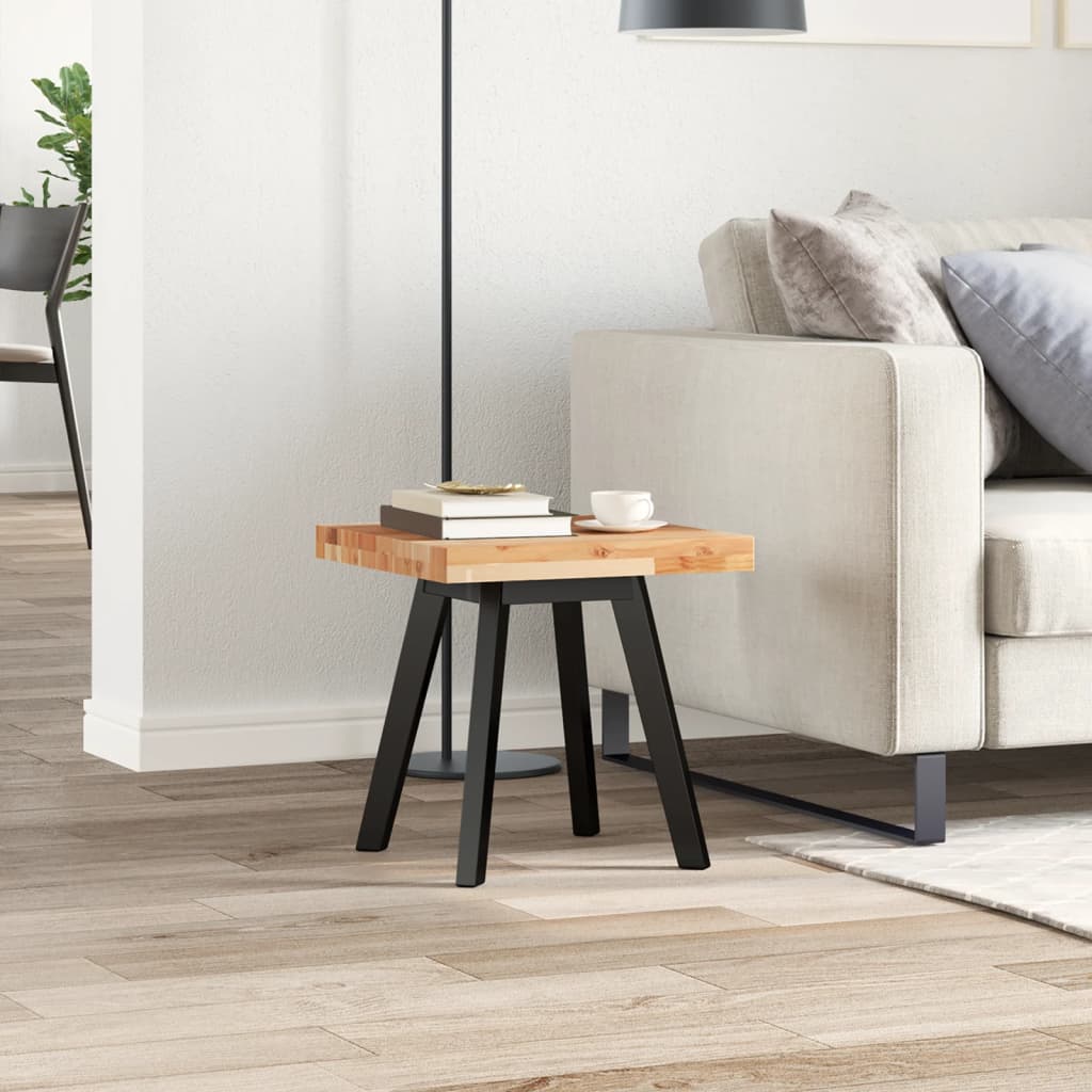 Tischplatte Rund Ø40x2 cm Massivholz Akazie