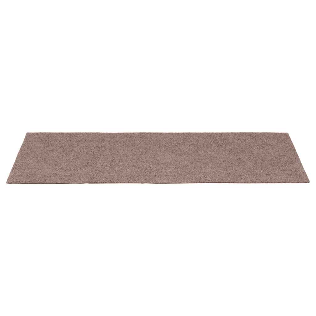 Stufenmatten Selbstklebend 15 Stk. 60x25 cm Hellbraun Rechteckig