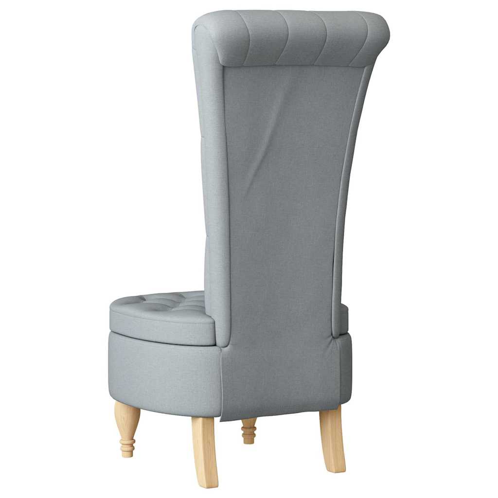 Schlafsessel Hellgrau 56,5 x 70 x 110 cm Stoff
