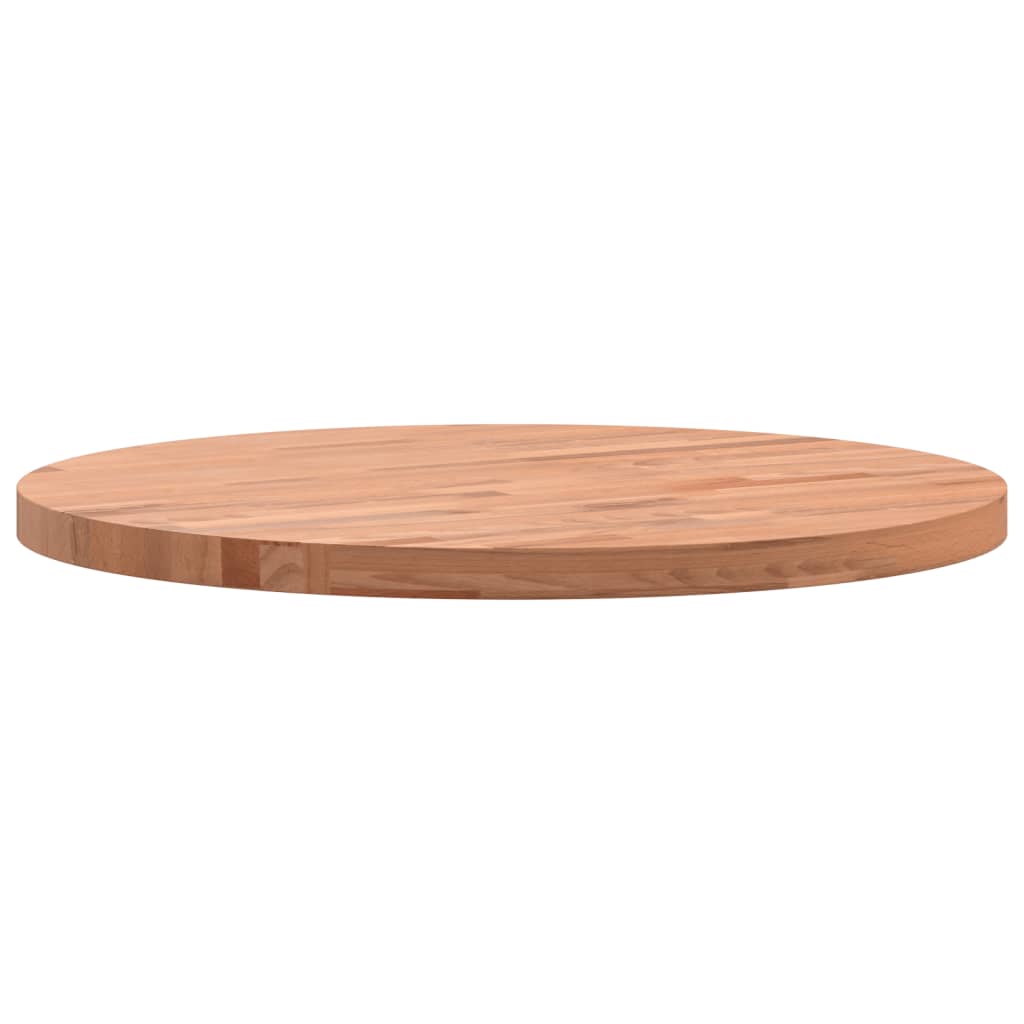 Tischplatte Ø30x1,5 cm Rund Massivholz Buche