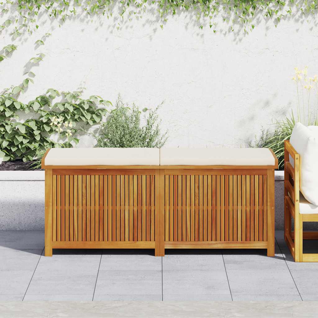 Outdoor-Kissenbox 60x50x61 cm Massivholz Akazie