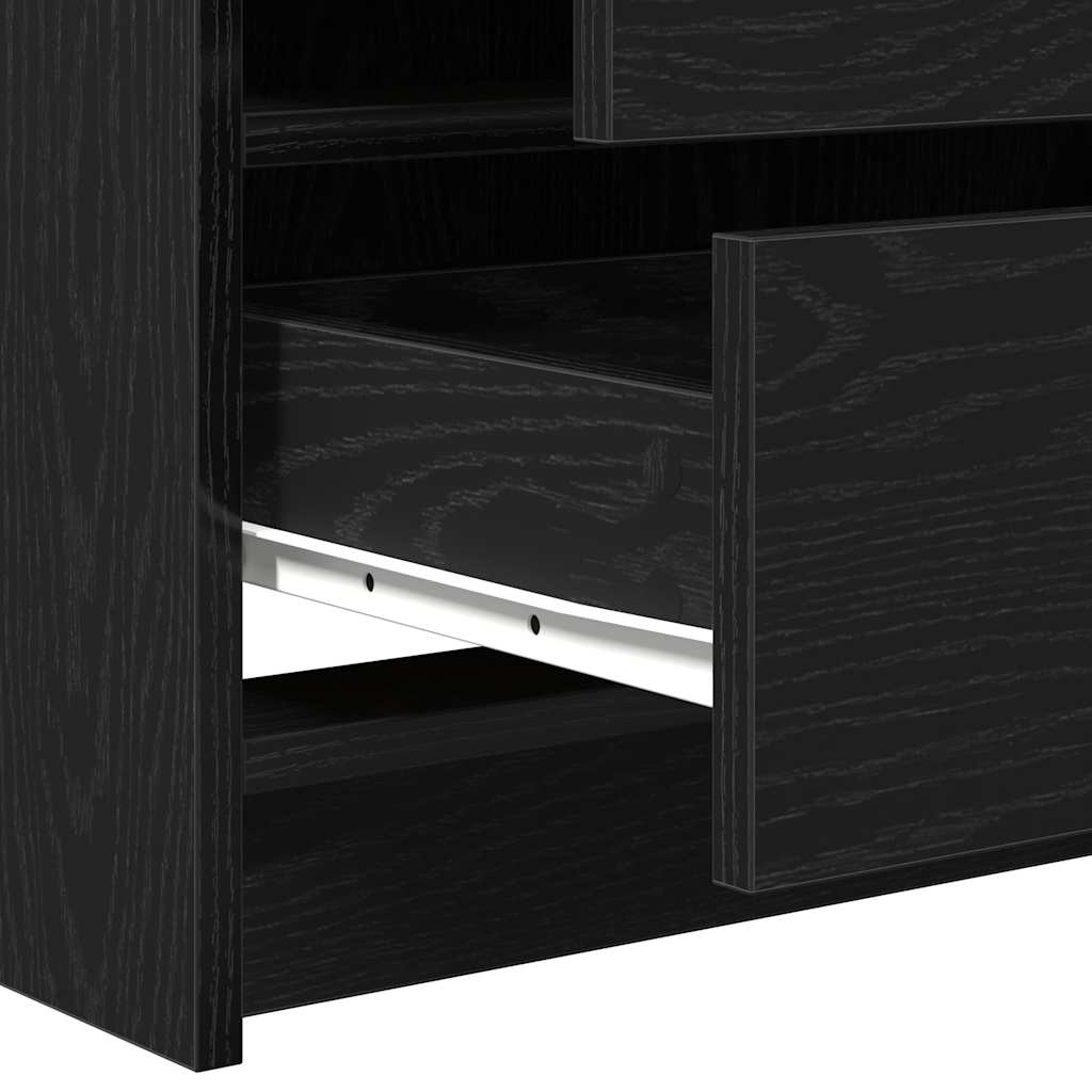 Schminktisch mit Spiegelbeleuchtung 3 pcs Weiß Holzwerkstoff