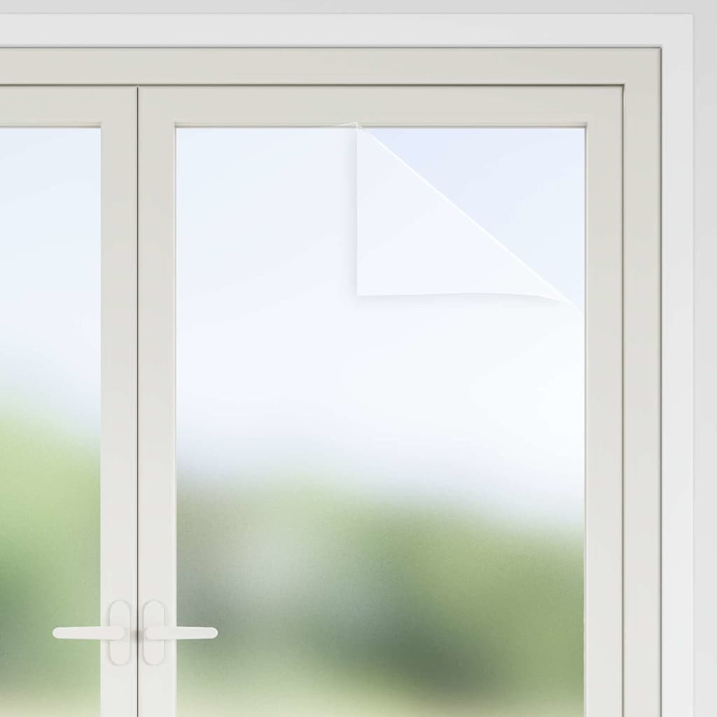 Selbstklebende Fensterfolie Frostiges Grau 45 x 2000 cm PVC