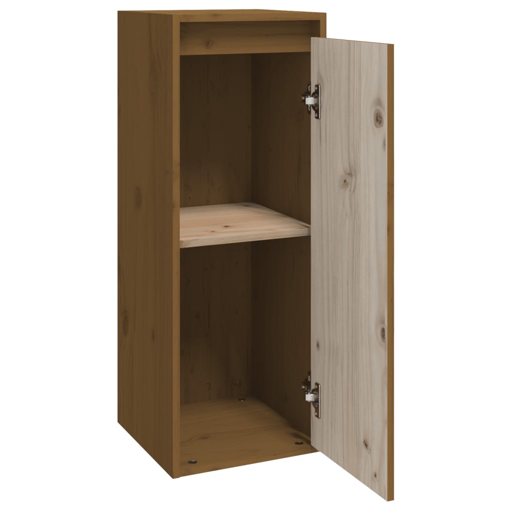 Wandschrank 30x30x80 cm Massivholz Kiefer
