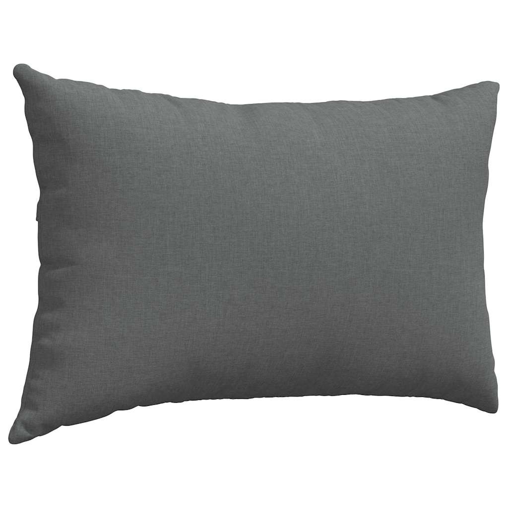Sofakissen 2 pcs Hellgrau 50 x 30 cm Stoff
