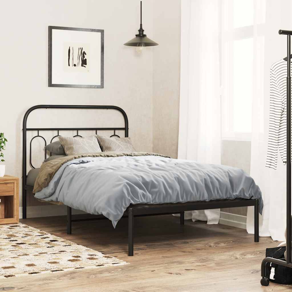 Ersatz-Kopfteil Metall Schwarz 75 cm