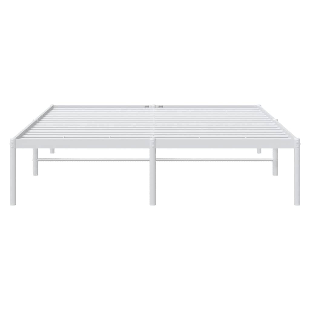 Bettgestell Metall Schwarz 75x190 cm