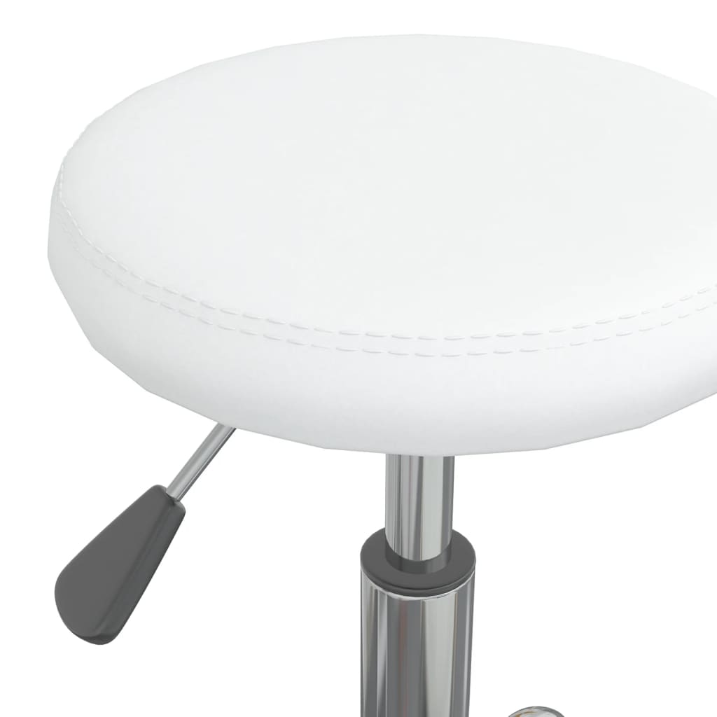 Massagehocker Kunstleder Schwarz