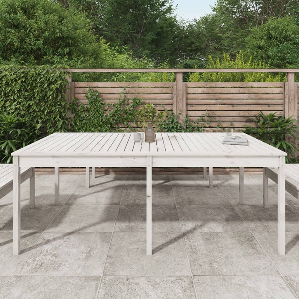 Gartentisch 82,5x82,5x76 cm Massivholz Kiefer