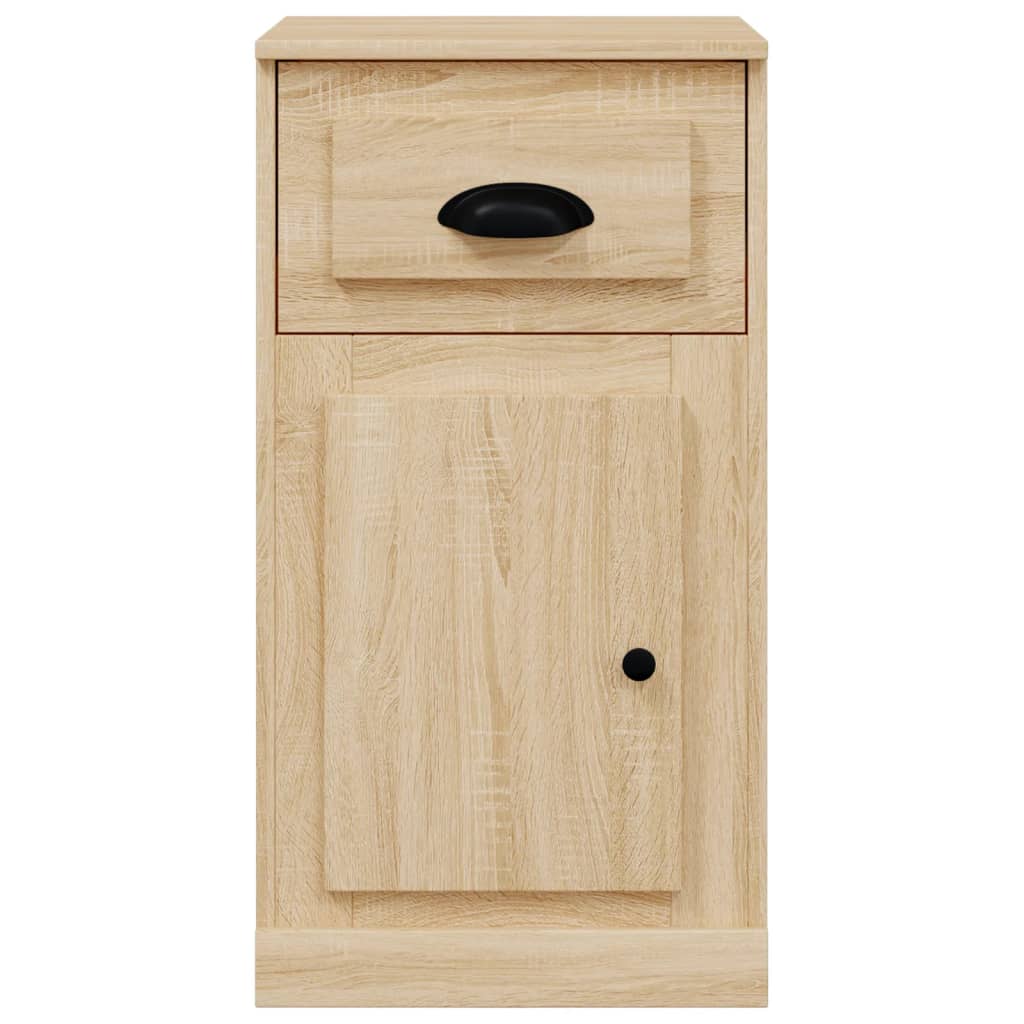 Beistellschrank mit Schublade Weiß 40x50x75 cm Holzwerkstoff