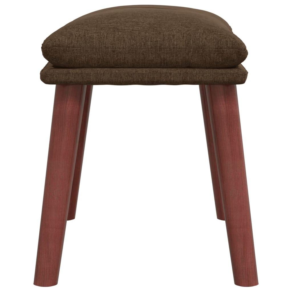 Fußhocker Hellgrau 45x29,5x35 cm Stoff