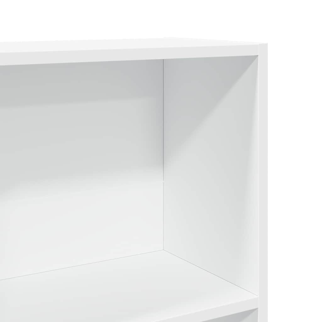 Bücherregal Weiß 80x30x189 cm Holzwerkstoff