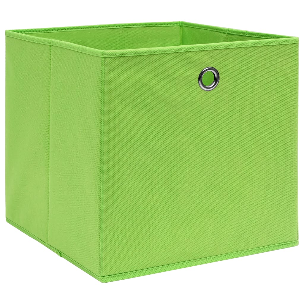Aufbewahrungsboxen 4 Stk. Blau 32x32x32 cm Stoff