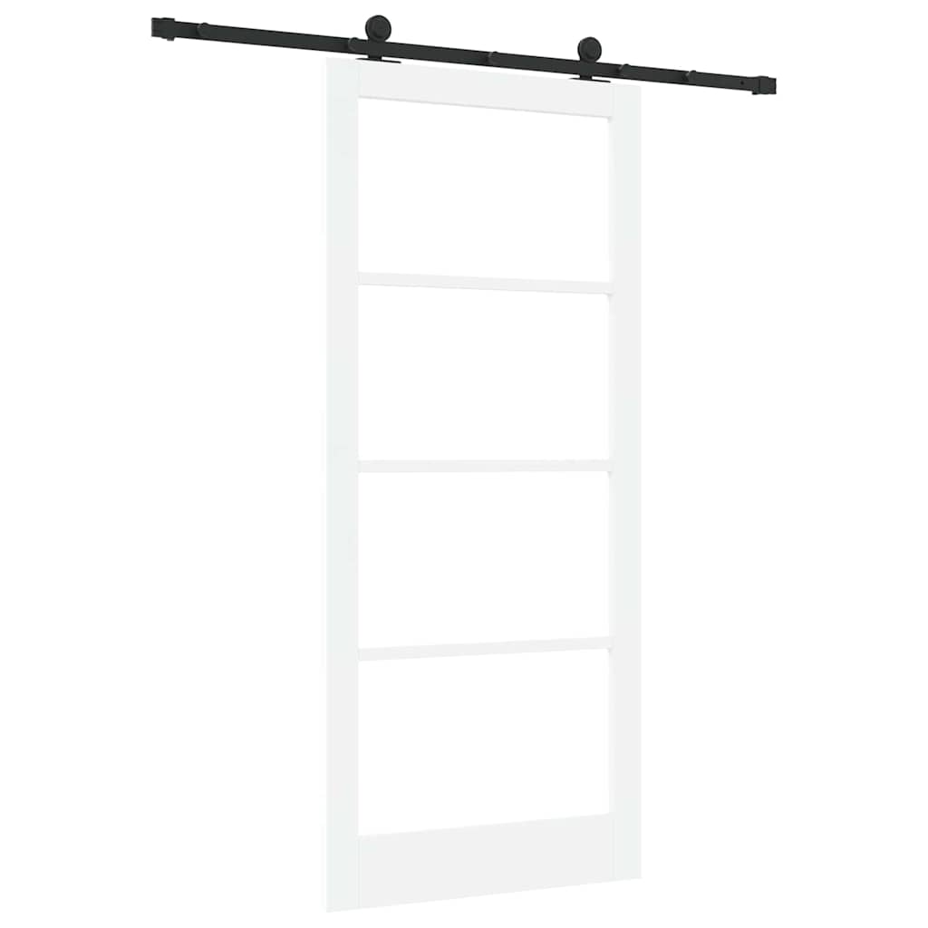 Schiebetür ORKDAL Natürlich und Schwarz 61 x 198,5 cm